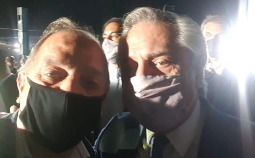 Linares participó de la asunción de Alberto en el PJ