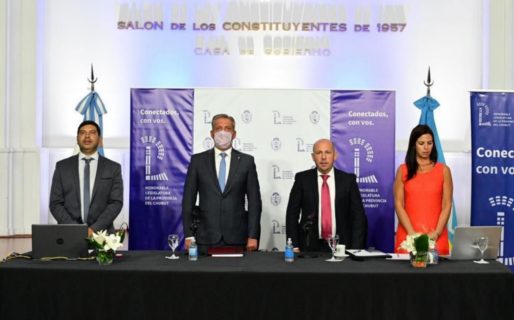 Arcioni: “La obra pública se mantuvo activa en todo momento”