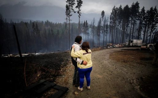 “Los que generan el fuego son personas que se ponen máscaras y se hacen pasar por mapuches”