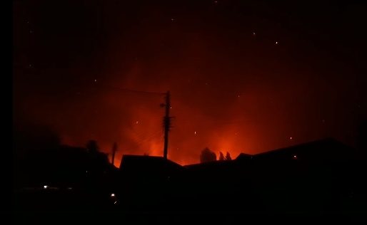 Llueve en El Hoyo y esperan que ayude a controlar el incendio