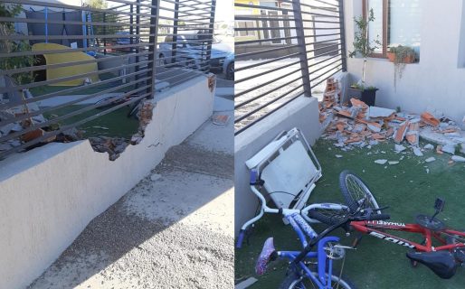 Una camioneta embistió el frente de una casa y a los vecinos les preocupa que pueda volver a suceder