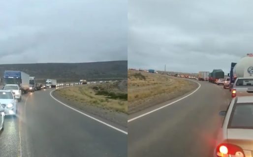 Más de una hora de demora para cruzar a Santa Cruz