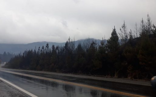 Llueve intensamente en toda la Comarca Andina