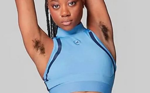 Adidas elige una modelo de axilas peludas para normalizar el vello femenino