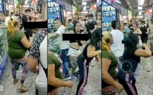 Encontró a su marido comprándole un celular a la amante y armó un escándalo