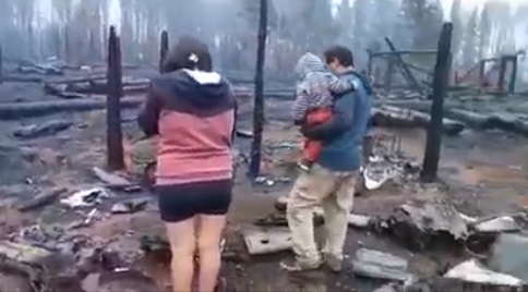 La tristeza de una familia que hace dos meses inauguró su casa y hoy solo quedaron las cenizas