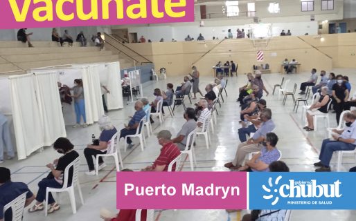 Salud explicó cómo se desarrolla la Vacunación contra el COVID-19 en Chubut