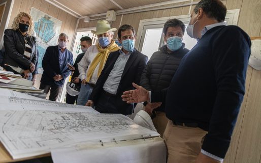 Recorrida a la obra de la Clínica materno infantil