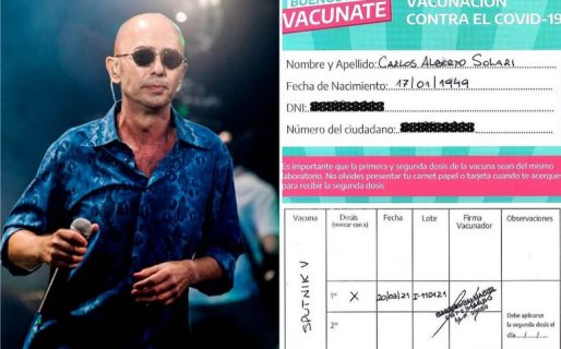 Hubo polémica por la vacunación del Indio Solari y ahora piden que saque un tema dedicada a la Sputnik V