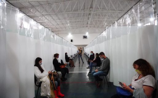 En Rada Tilly también se inició la vacunación contra Covid-19