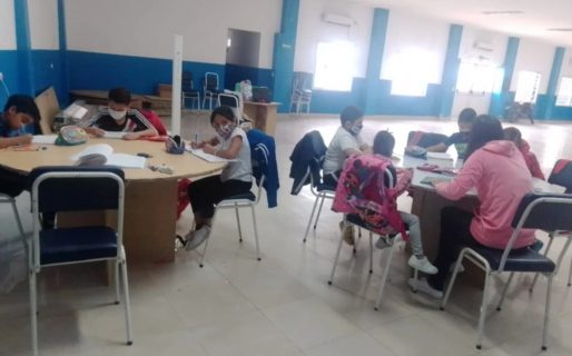 El Club Jorge Newbery ofrece viandas solidarias y apoyo escolar