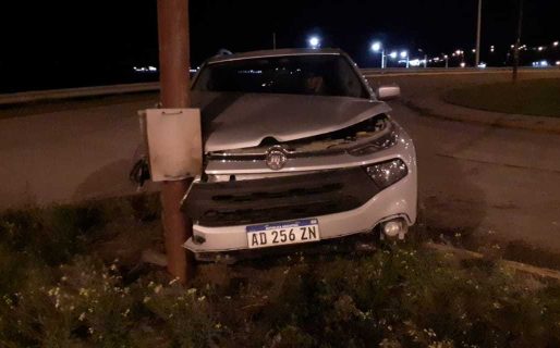 Conductor alcoholizado chocó una palma en acceso a KM5