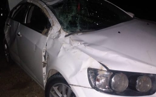 Una persona se encuentra grave tras un vuelco en la ruta 3