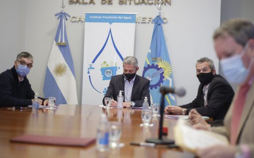 Provincia abrió licitación para ejecutar obras hídricas en Sarmiento