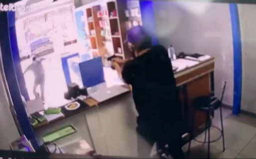 Robó un local de celulares en Brasil y el comerciante le disparó tres tiros por la espalda