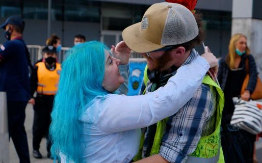 Se casaron sin conocerse: después de 9 meses, él llegó de Estados Unidos para el gran encuentro