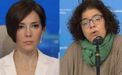 Fuerte cruce entre Carla Vizzotti y Cristina Pérez por la campaña de vacunación
