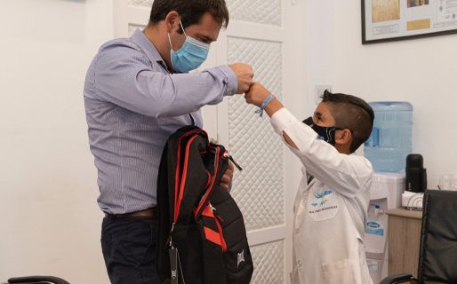 El intendente recibió a Thiago, el niño que discutió con su maestra en defensa de la soberanía Argentina sobre Las Malvinas