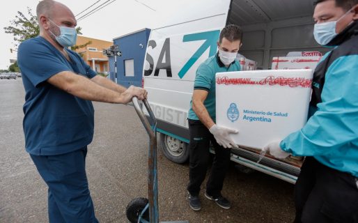 Covid-19: En las próximas horas llegarán a Chubut 5.600 nuevas vacunas