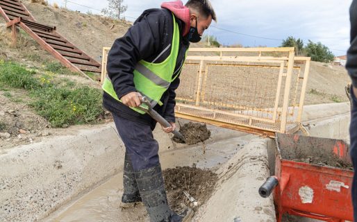 Continúan los trabajos de limpieza de pluviales