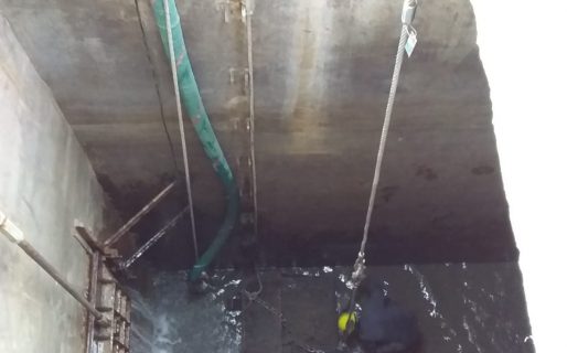 La SCPL realizó el mantenimiento del acueducto en Sarmiento