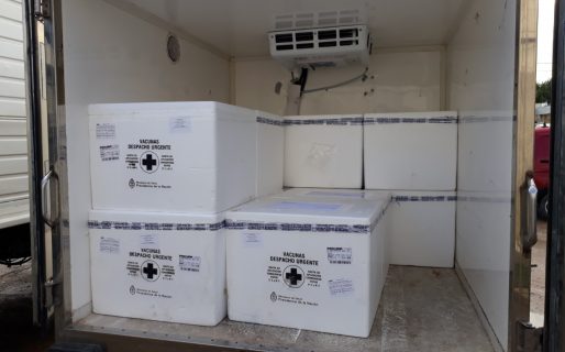 Nación envió un primer lote de 18.480 vacunas antigripales