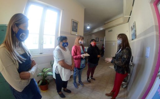 La Ministra Perata destacó el trabajo de las escuelas en la implementación del protocolo