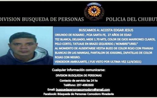 Buscan a un vendedor ambulante desaparecido desde el lunes