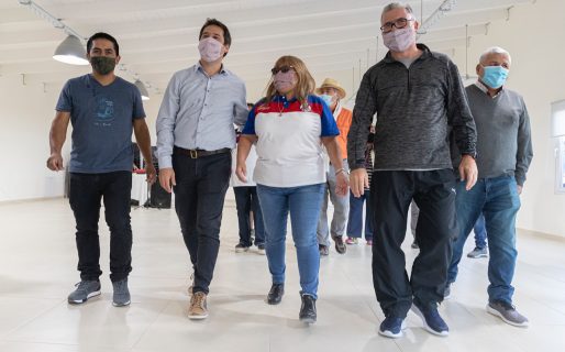 Ciudadela completó una jornada histórica con la inauguración del playón deportivo y el SUM del club