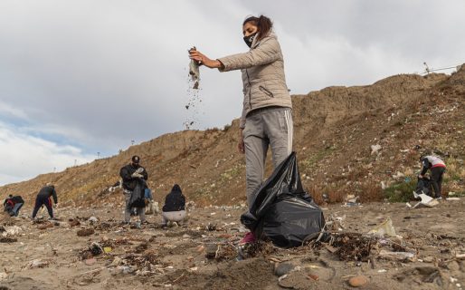 Retiraron más de 15 camiones con basura en la limpieza de la playa 99