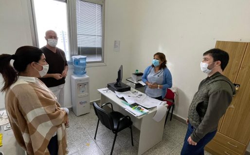 ‘Nacho’ Torres y Ana Clara Romero visitaron el Hospital Alvear