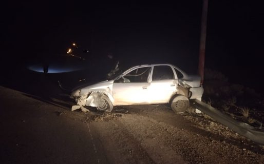 Un auto chocó en inmediaciones de la Playa “La Compresora”