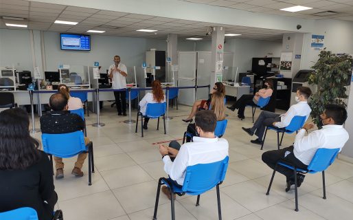 Banco del Chubut capacita nuevamente a sus empleados en medidas de prevención