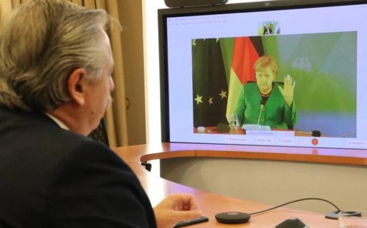 Fernández confirmó que Merkel apoyará su negociación con el FMI y el Club de París