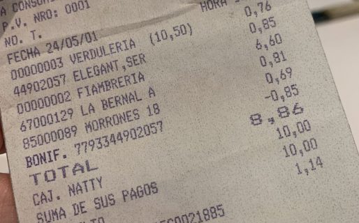 Seis pesos en fiambre: los tickets de hace 20 años que se volvieron virales