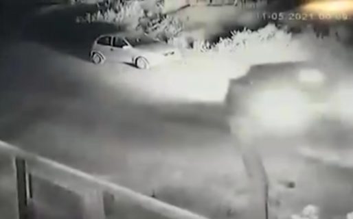 Video: chocó y se dio a la fuga, pero quedó grabado y el damnificado lo difundió en redes