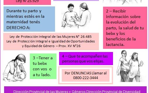 Chubut conmemora la “Semana Mundial del Parto Respetado 2021”