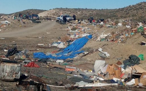 Encuentran un feto humano en la escombrera municipal de Km 18