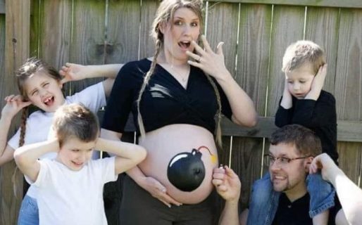 Idearon una creativa secuencia para anunciar la llegada de un nuevo integrante de la familia