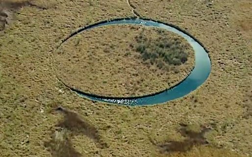 Única en el mundo: la isla circular que se mueve sola en Argentina