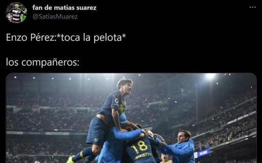 “Inmenso Pe…”: los memes más divertidos del histórico partido de River con Enzo Pérez como arquero