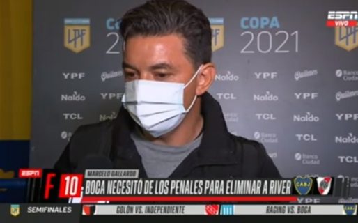 Para Gallardo, la eliminación ante Boca “no fue una derrota”