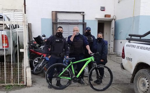 La Policía recuperó una bicicleta valuada en 150 mil pesos