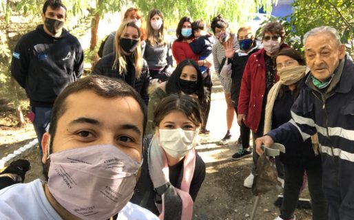 La Juventud del PRO reacondicionó una plaza en el barrio Laprida