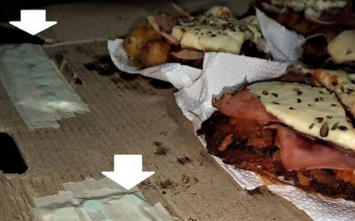 Le llevó un matambre a la pizza a un detenido y escondió 60 pastillas de Clonazepam en la caja