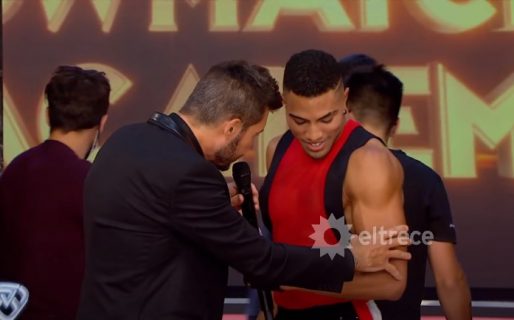 Furor en Twitter por la cara de Guillermina cuando Tinelli fue flechado por un bailarín