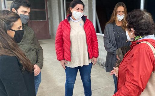 Ana Clara Romero recorrió instituciones de Puerto Madryn