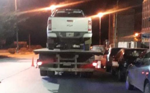 Conductor en estado de ebriedad circulaba fuera del horario permitido