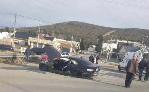 Grave accidente a metros del puente de ingreso a Rada Tilly
