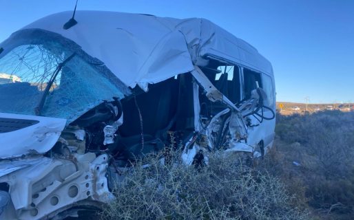 Dos personas heridas tras un choque en el km. 7 de la Ruta 26